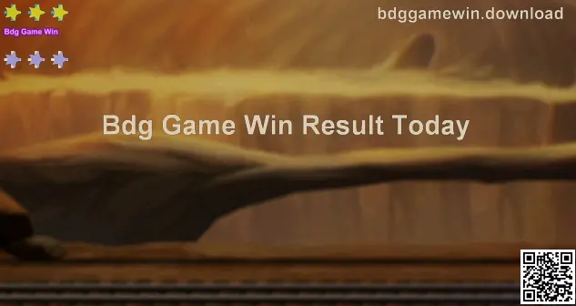 Bdg Game Win Result Today visual banner on bdggamewin.download